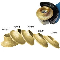 1Pc Vacuum Brazed Grinding Wheel Edge Profile Sanding Disc For Marble Granite Ceramic Glass Abrasive Tools Parts