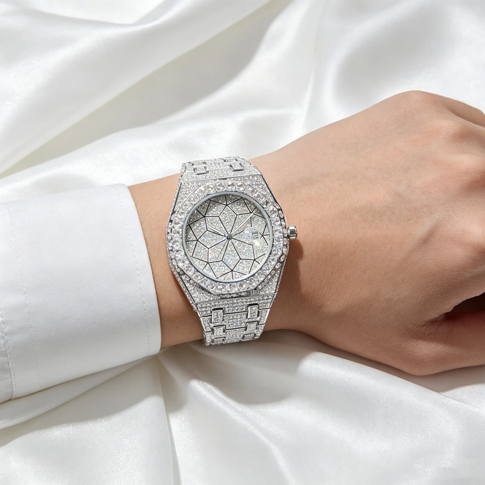 ساعة يد رجالية فاخرة مرصعة بال - مراجعة Jewelry And Watches Luxury Brand وسعره