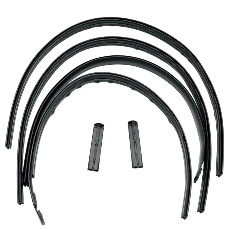A13F-6PCS 75552-35070 & 75551-35080 Roof Drip Molding Weatherstrip For Toyota 4Runner 2010-2024