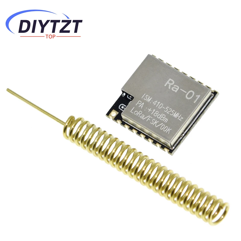 

DIYTZT Ra-01 LoRa SX1278 433Mhz Wireless Spread Spectrum Transmission Module Most Distant 10KM For arduino