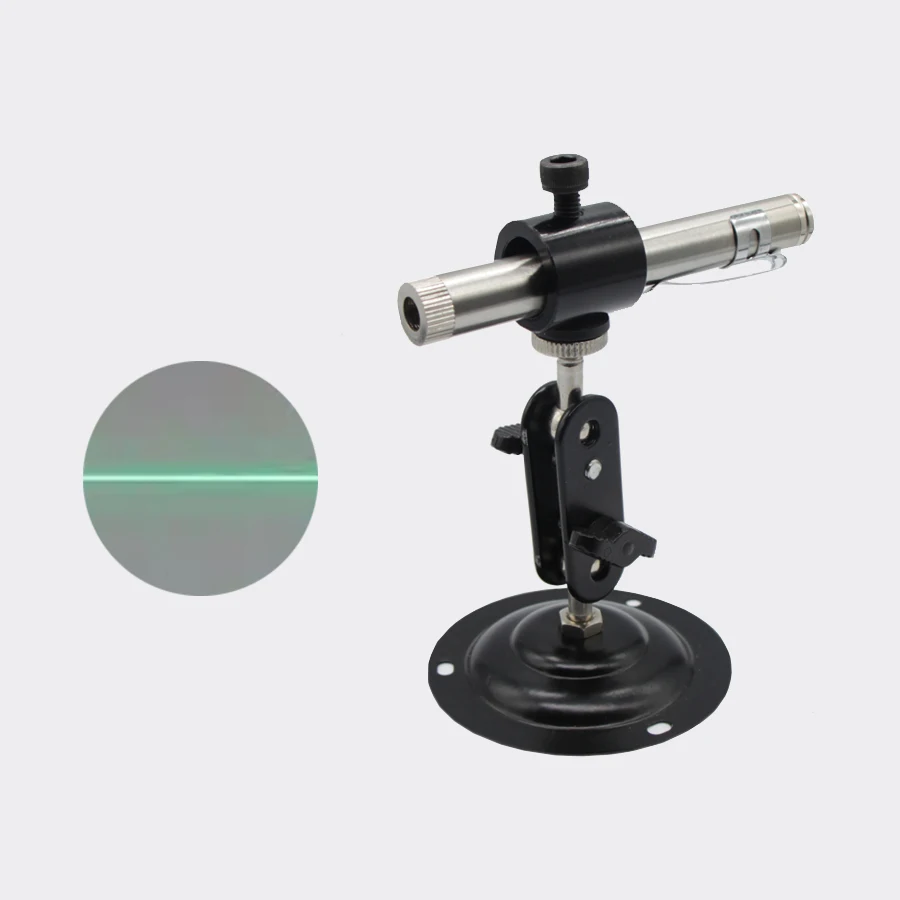 

50mW/100mW 532nm Green Line Stainless Steel Laser Module Positioning Locator with Holder