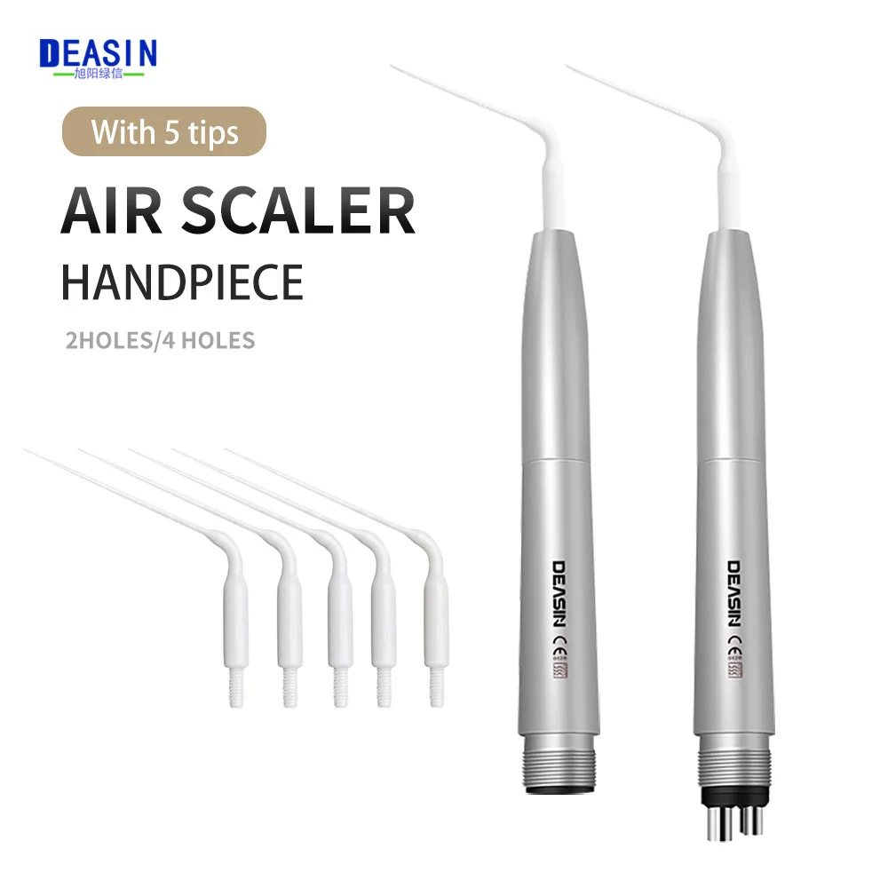 

Dental Air Scaler Activator Handpiece Activation Irrigation Perio Scaling With 5 Tips Tooth Cleaner 2/4 Holes Whiten Tooth Tools