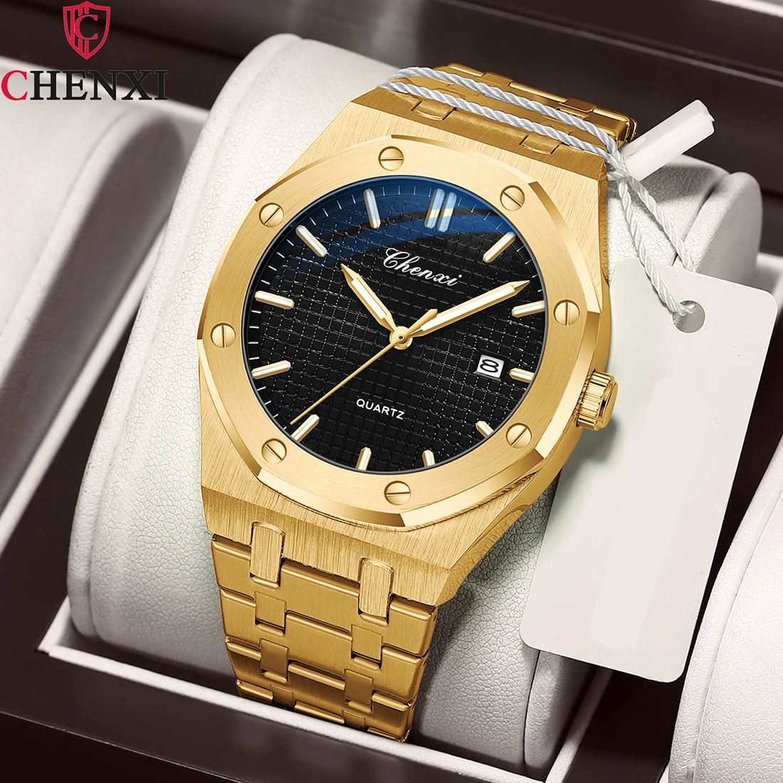 CHENXI Watch Men\'s Wristwatch Original Fashion Business Stainless Steel Quartz Watches 2024 Free Shippping Items For Men