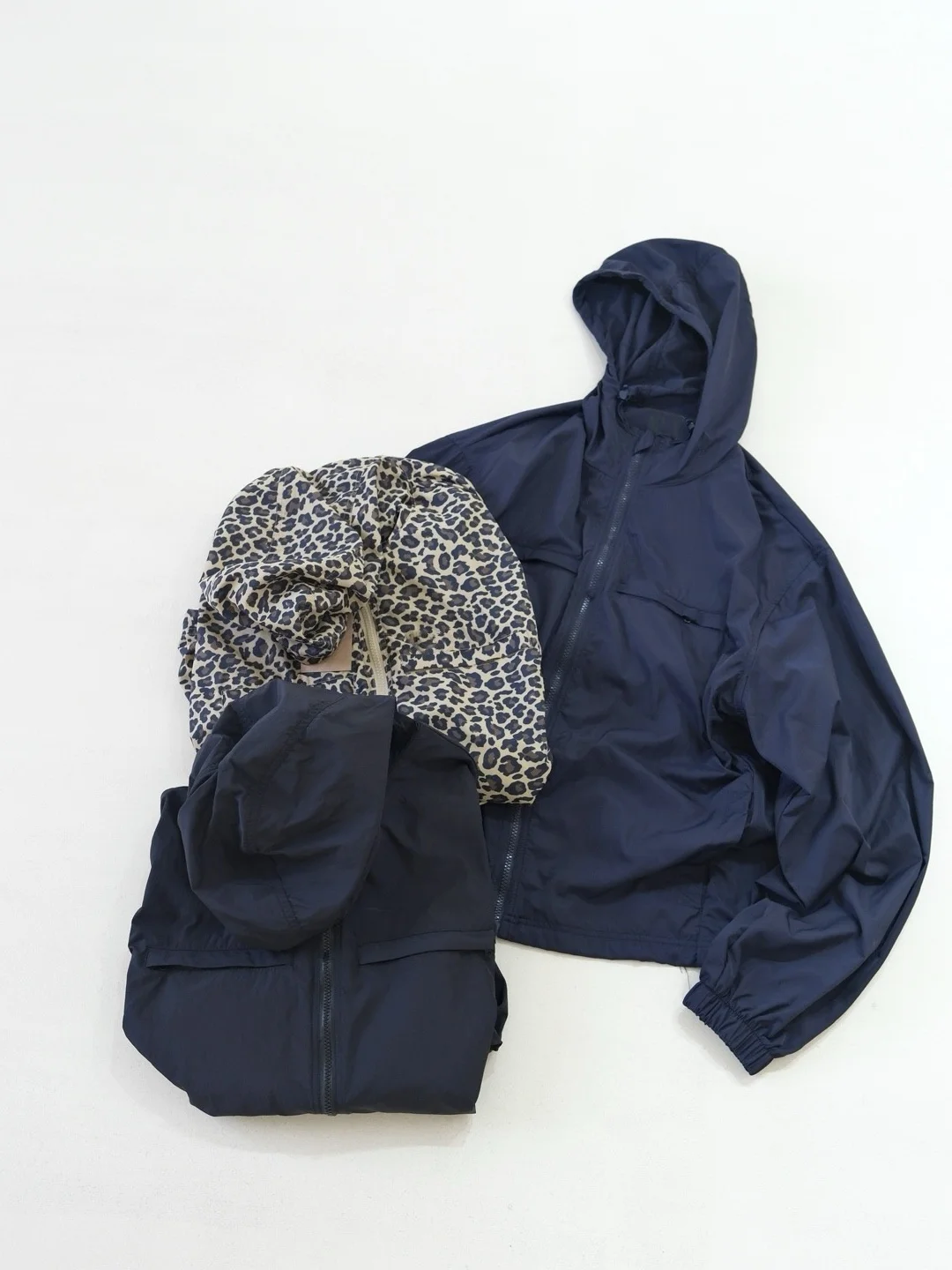 American Streetwear Waterproof Leopard Print  Color Hooded Loose Fit Jacket Four Great Hobbies Multi-Pocket Zipper Casua...