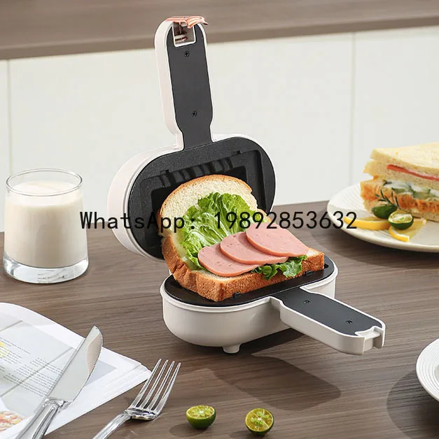 Multifunctional and convenient breakfast maker - compact kitchen sandwich maker, toaster, panini press, and hot dog grill