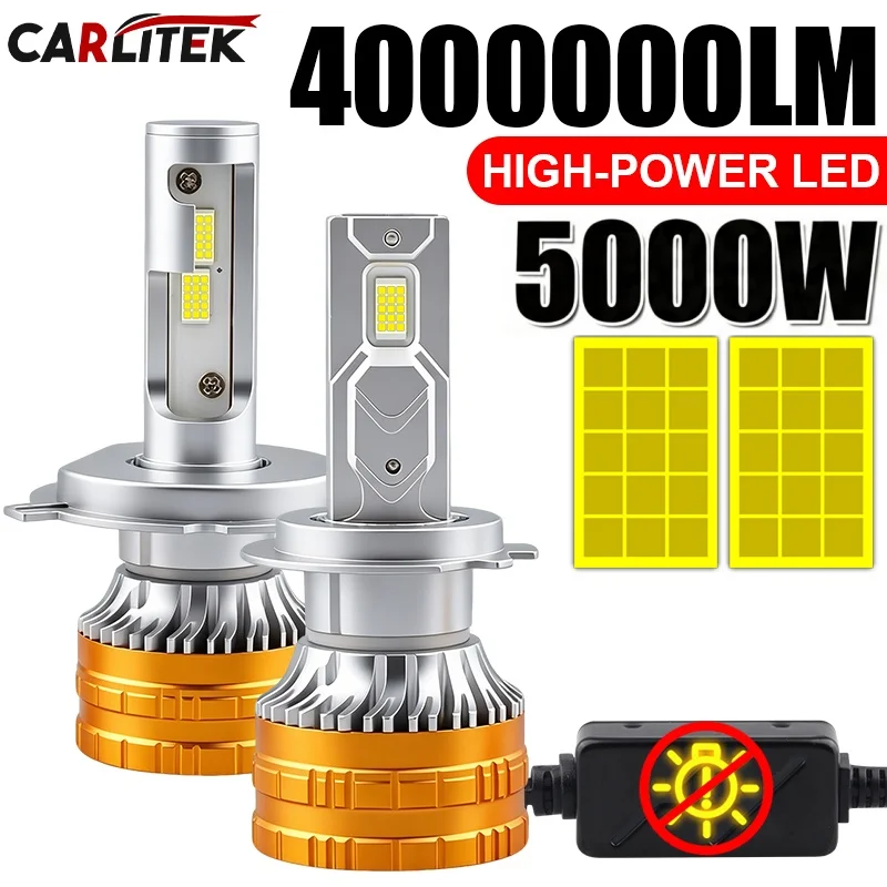K5C K6C Plus H4 H7 H11 LED CANbus Error Free H1 H8 9005 9006 HB3 HB4 Led Headlight CSP Turbo Auto Fog Lamps 6000K Super Bright