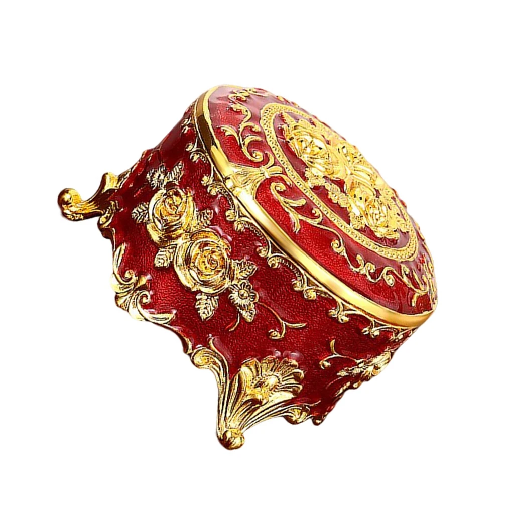 

Vintage Jewelry Box Small Decorative Box Storage Holder for Ring Bracelet