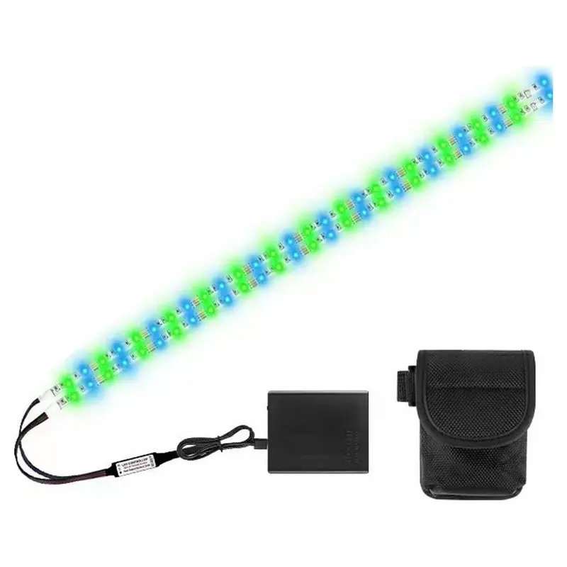 RGB Strip Lights LED Night Riding Warning Strip Light Bicycle Electric Scooter For Outdoor Cycling USB Powered