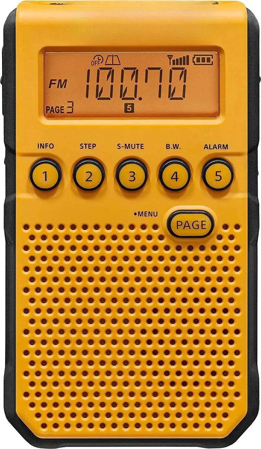 D-T-800 Radio digital AM/FM, carga de advertencia meteorológica