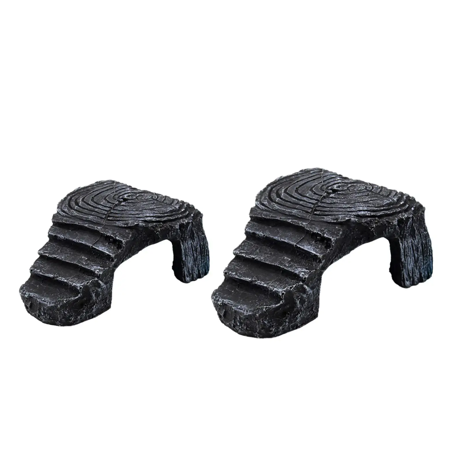 Turtle Resting Basking Platform Hide Out Reptile Tank Ladder for Frog Small Reptiles Semi Aquatic Animals Tortoises Terrapin