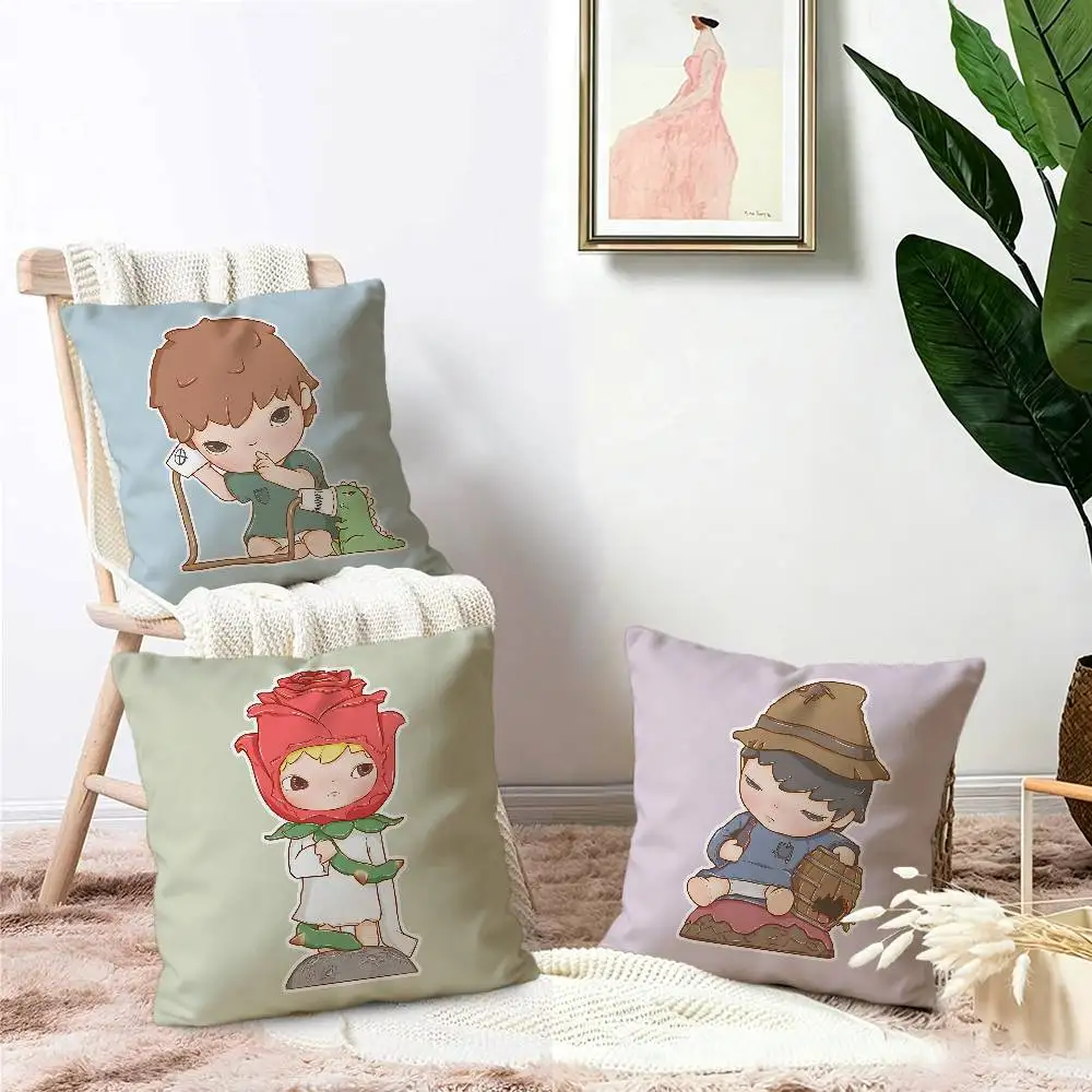 Fashion H-hironos Pillow Anime Pillow Sofa Bed Head Pillow Cover Cushion Cover 45x45 cm Fashion