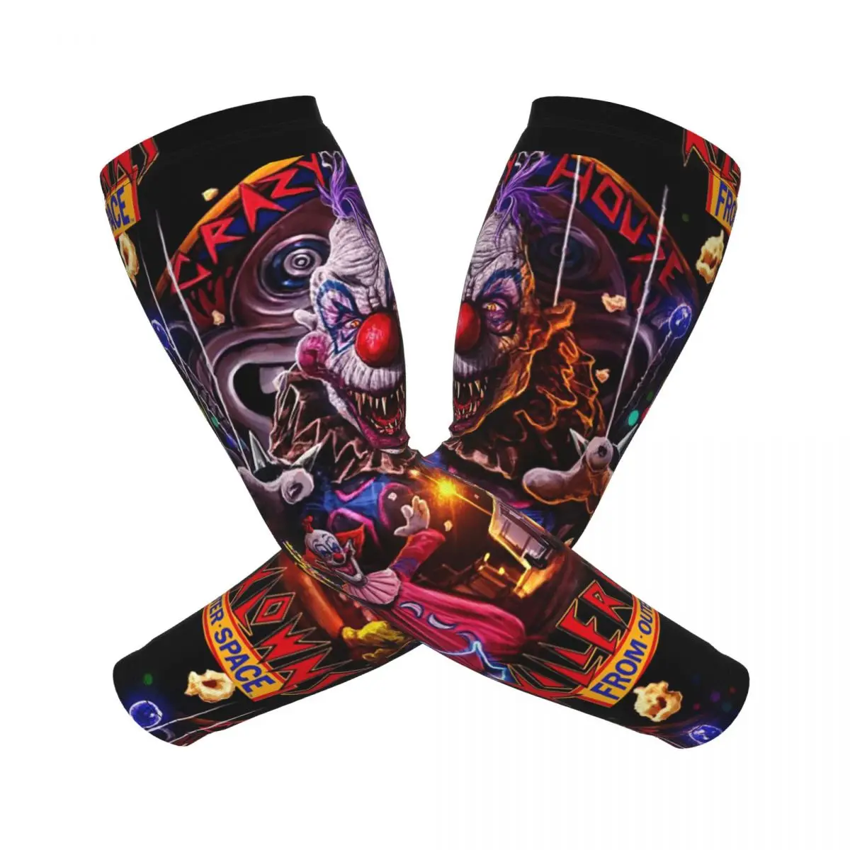 

Клоуны-убийцы из космоса, рукава для мужчин и женщин, защита от солнца и ультрафиолета, накидка для татуировок, спортивное охлаждение, езда на велосипеде