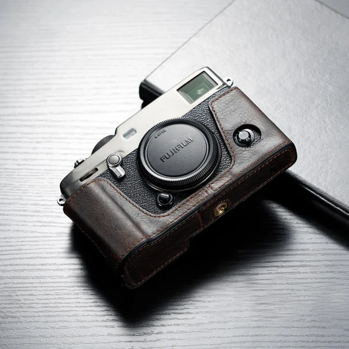 Vintage Echtes Leder Kamera Tasche Tasche Schutzhülle Abdeckung Basis Gürtel Für Fuji Fujifilm X-PRO3 XPRO3 XPRO2 X-PRO2