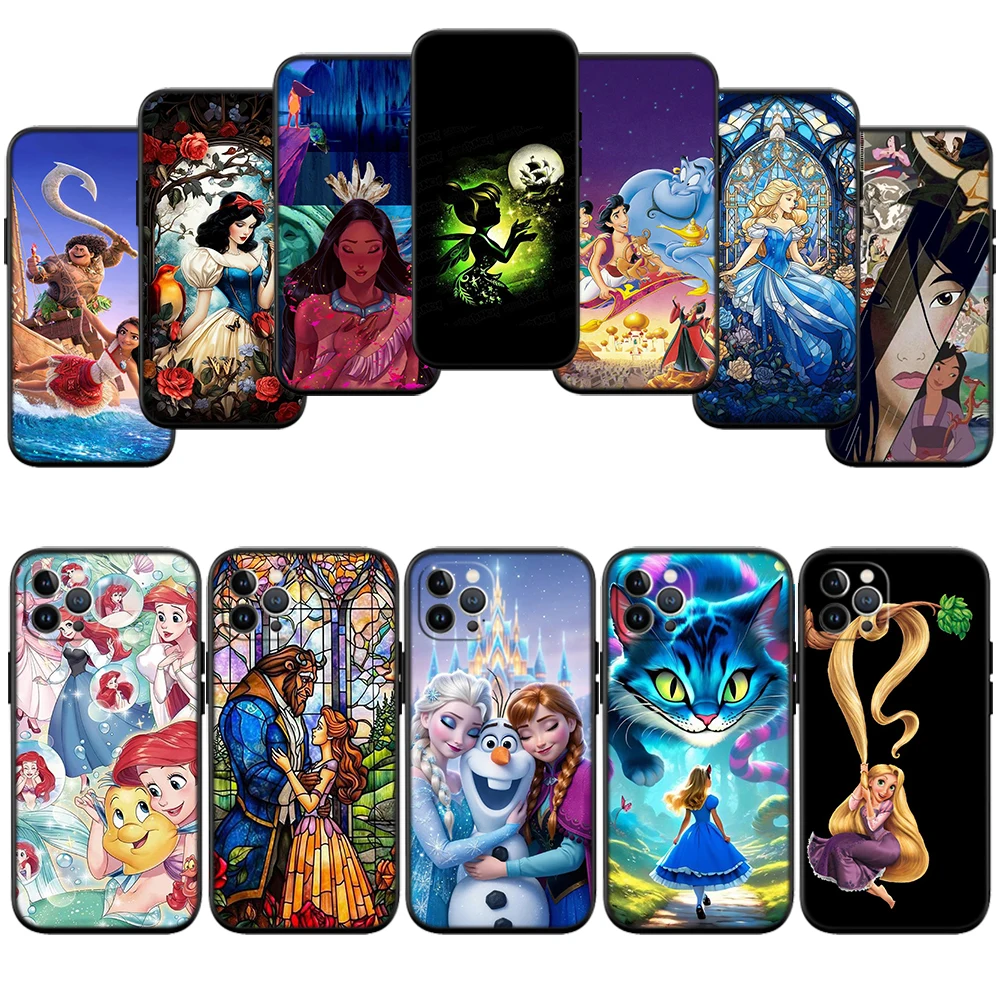 DS12 Princess Disney Phone Case for Samsung Galaxy A11 A12 A13 A15 A52S A53 A55 A56 A70 A71 A72 A73 F06 F16 F56 S10 Plus S10e view 3
