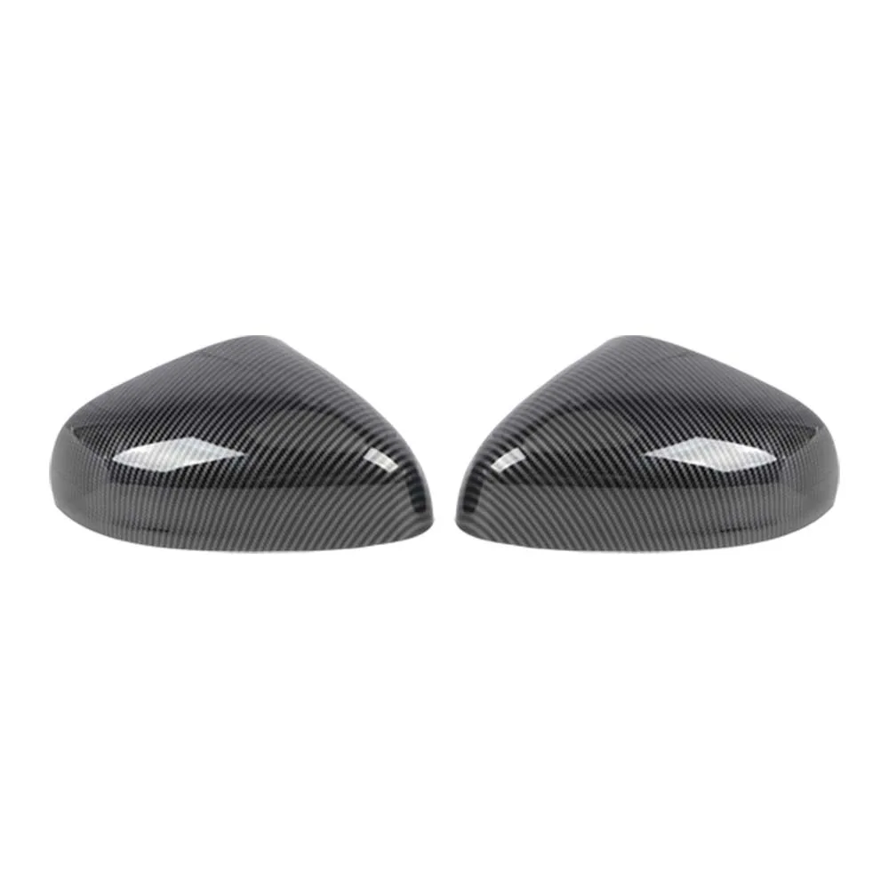 Car Rearview Accessories Door Mirror Cover For Ford Puma 2019-2023 Carbon Fiber Glossy Black Car Styling Upgrade