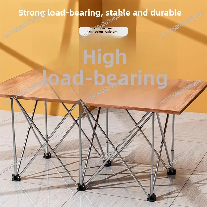 for  Spider Leg Woodworking Workbench Stainless Steel Folding Tripod Receiving Rack