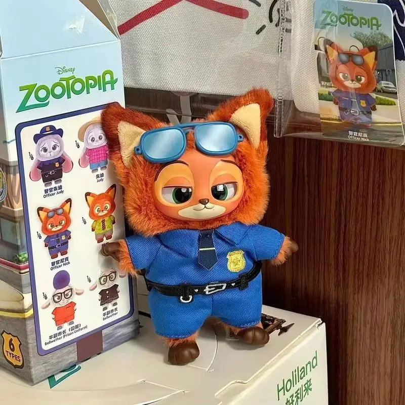 

Disney Miniso Zootopia слепая коробка милый Ник Джуди фигурка виниловая кукла загадочная коробка аниме фигурки мультяшная коллекция модель игрушки