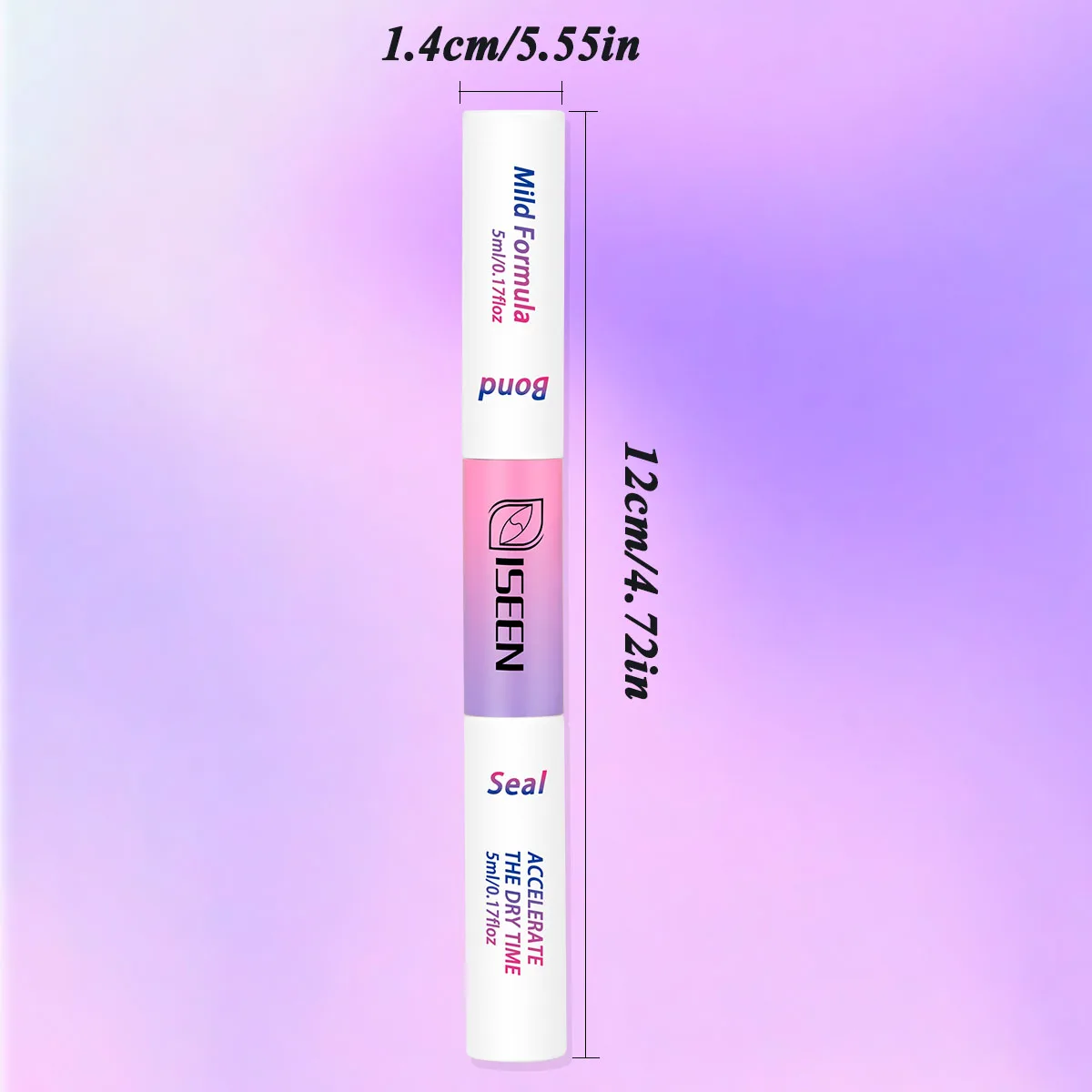 กาวติดขนตาปลอมและน้ำยาเคลือบ 10 มล. กาวติดขนตาปลอมและน้ำยาเคลือบแบบแยกชิ้น ติดทนนานเป็นพิเศษ อุปกรณ์ต่อขนตา