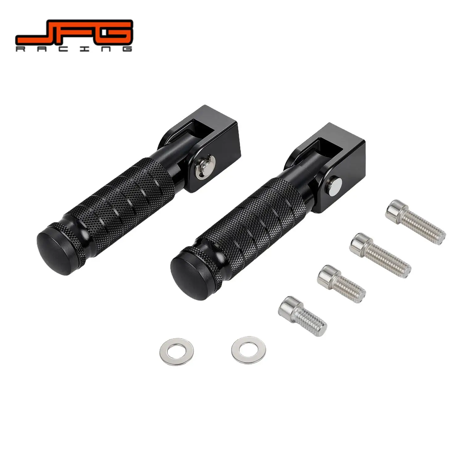 Footpegs Rear Passenger Foldable Foot Pegs Footrests M8 For Ridstar Q20 E-Bike Electric Dirt Bike Motorcycles Parts CNC