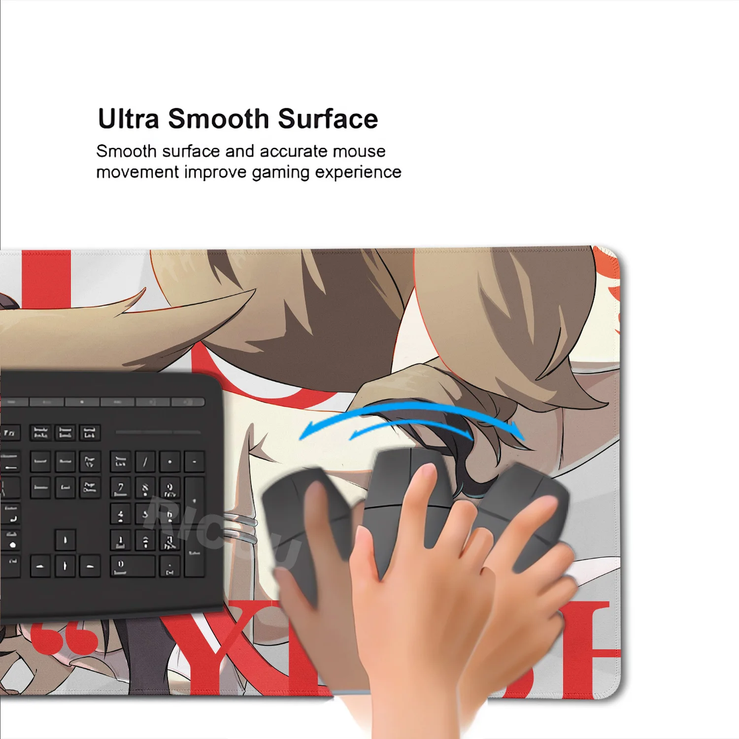 XXL PC هنتاي Zenless Zone Zero Ye Shunguang HD ماوس الوسادة ZZZ لعبة حصيرة مكتبية كبيرة Kawaii أنيمي فتاة ماوس ملحقات الألعاب #6