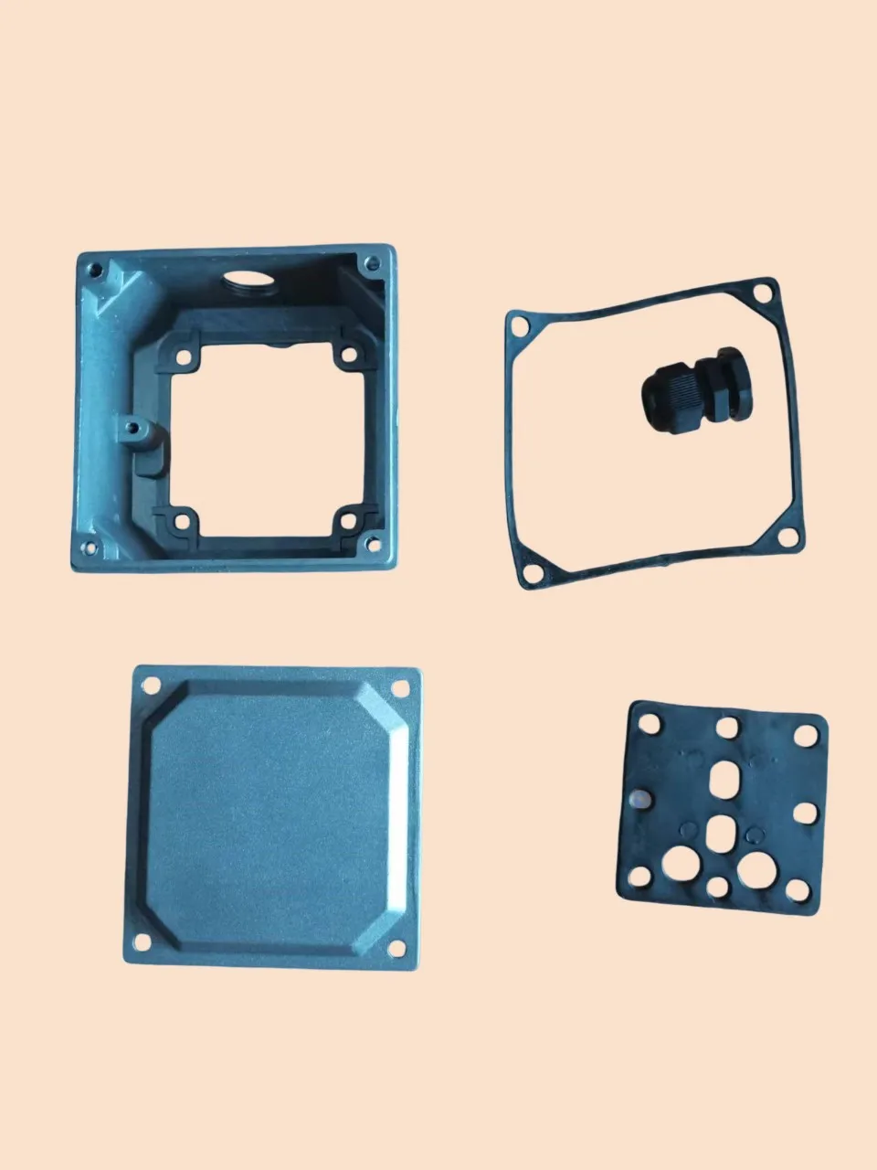 Motor aluminum junction box Y2 63-160 terminal dustproof cover mechanical and electrical accessories