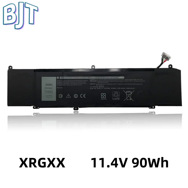 11.4V 90Wh New XRGXX Laptop Battery For Dell Alienware M15 ALW15M-D1735R M17 ALW17M-D2726S G5 15 5590 G7 7590 7790 1F22N 9Cell