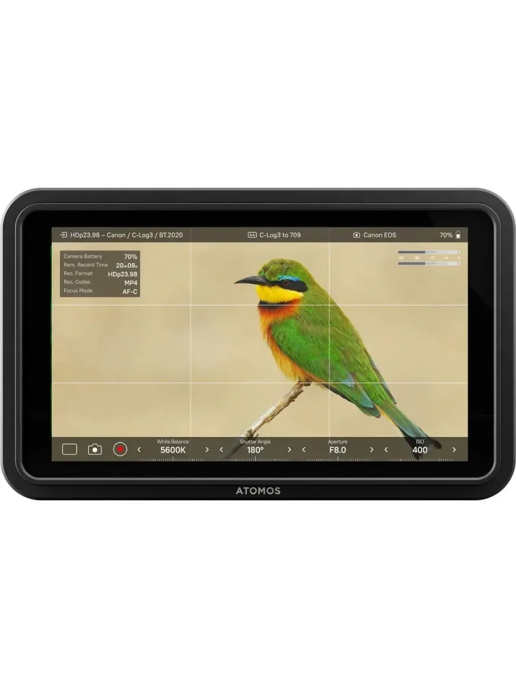 Atomos SHINOBI II Monitor 5 inch 1500nit HDMI 4K HDMI Cable - Compatible, and HD video input Atom HDR Display