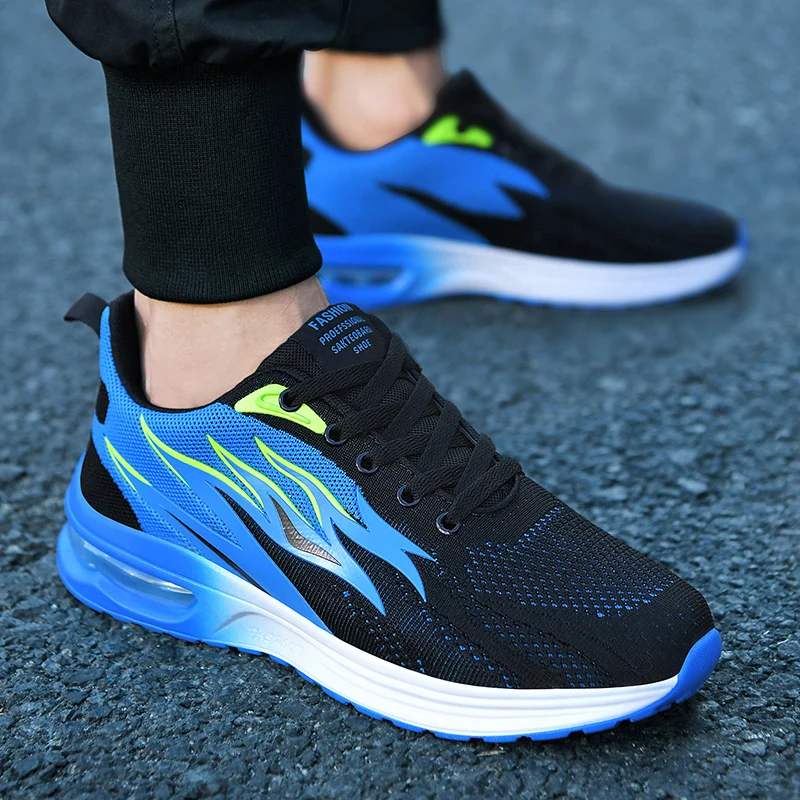 Mens Running Shoes Lightweight Outdoor Casual Sports Walking Shoes Fashion Luxury Sneakers Mesh Summer Tennis Shoes Men