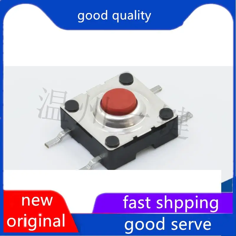 

10pcs original new TS-I006 light touch switch, four pin patch 10 * 10, Electrical connector, red key film, miniature