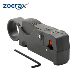 ZoeRax Stripping Pliers Decrustation Wire Cable Tools Stripper Stainless Steel Round Nose German Insulated Electrical Straight