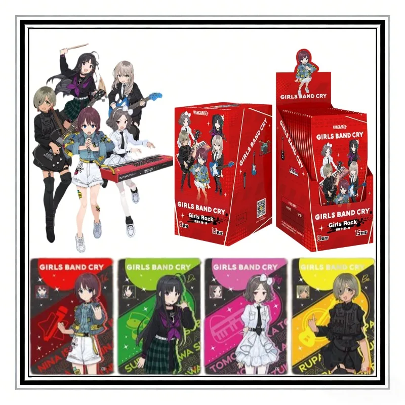 

Оригинальная коллекционная карточная серия Wanhua Cloud Tour Weeping Girl Band GBC: периферийные товары, слепые коробки, игрушки и подарки GIRLS BANDCRY