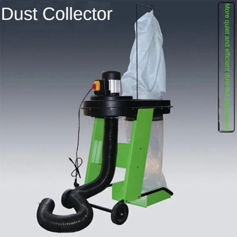 DC-100 Woodworking Vacuum Cleaner Industrial Dust Separator Wood Vacuum Cleaner Carving Machine Workshop Bag Dust Collector