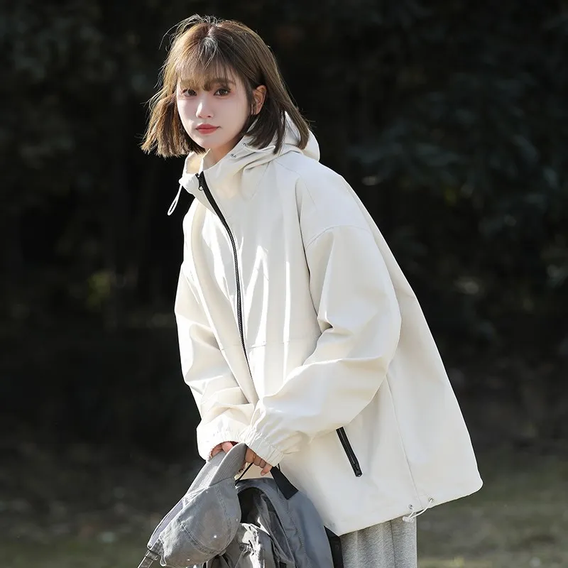 

Loose Fit Men's Sport Jaet American Sle Spring Autumn Vintage Functional Windbreaker Casual Loose Coat y Outerwear