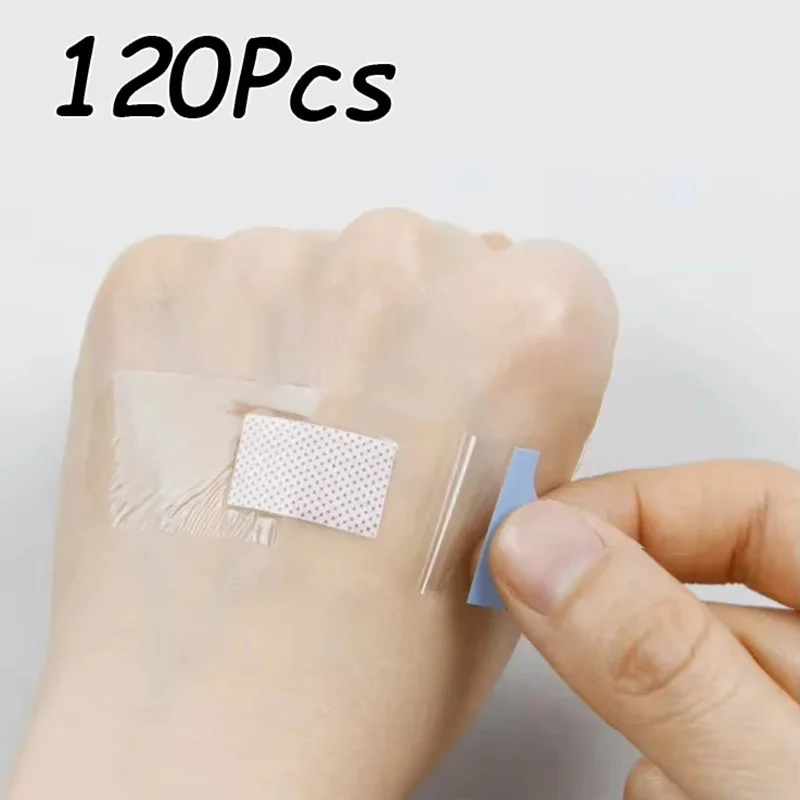 120 unids/lote tiras transparentes para bebé tirita impermeable vendaje para heridas parche para la piel vendajes adhesivos para niños Bandaids