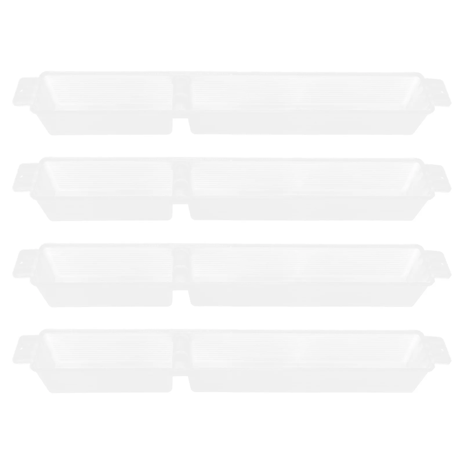 

4Pcs Plastic Bee Feeder Hive Feeding Tool Efficient Beekeeping Watering Tray for Healthy Colony Management Beehive Feeders