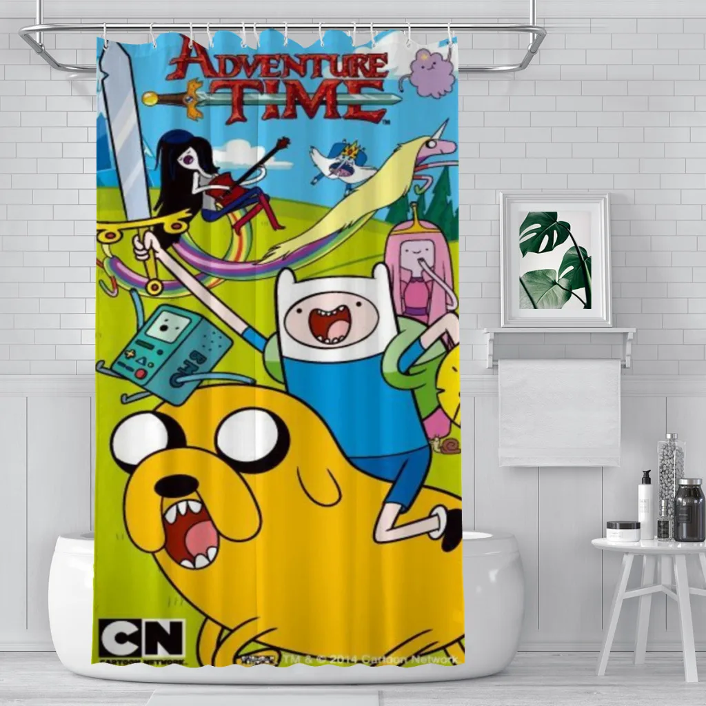 

Cartoon Funny Adventure Shower Curtain Bathroom Decoration Shower Curtain Birthday Gift