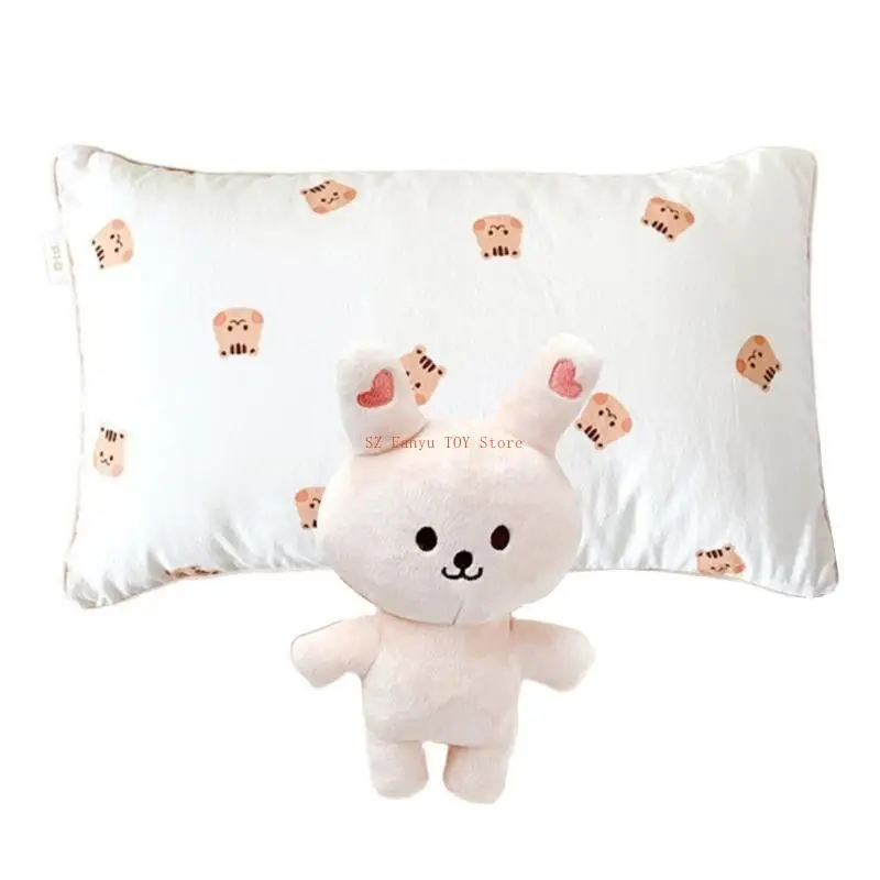 96GC Printed Animal Pattern Pillow Slip for Newborns Pillowcase Cotton Pillow Cover