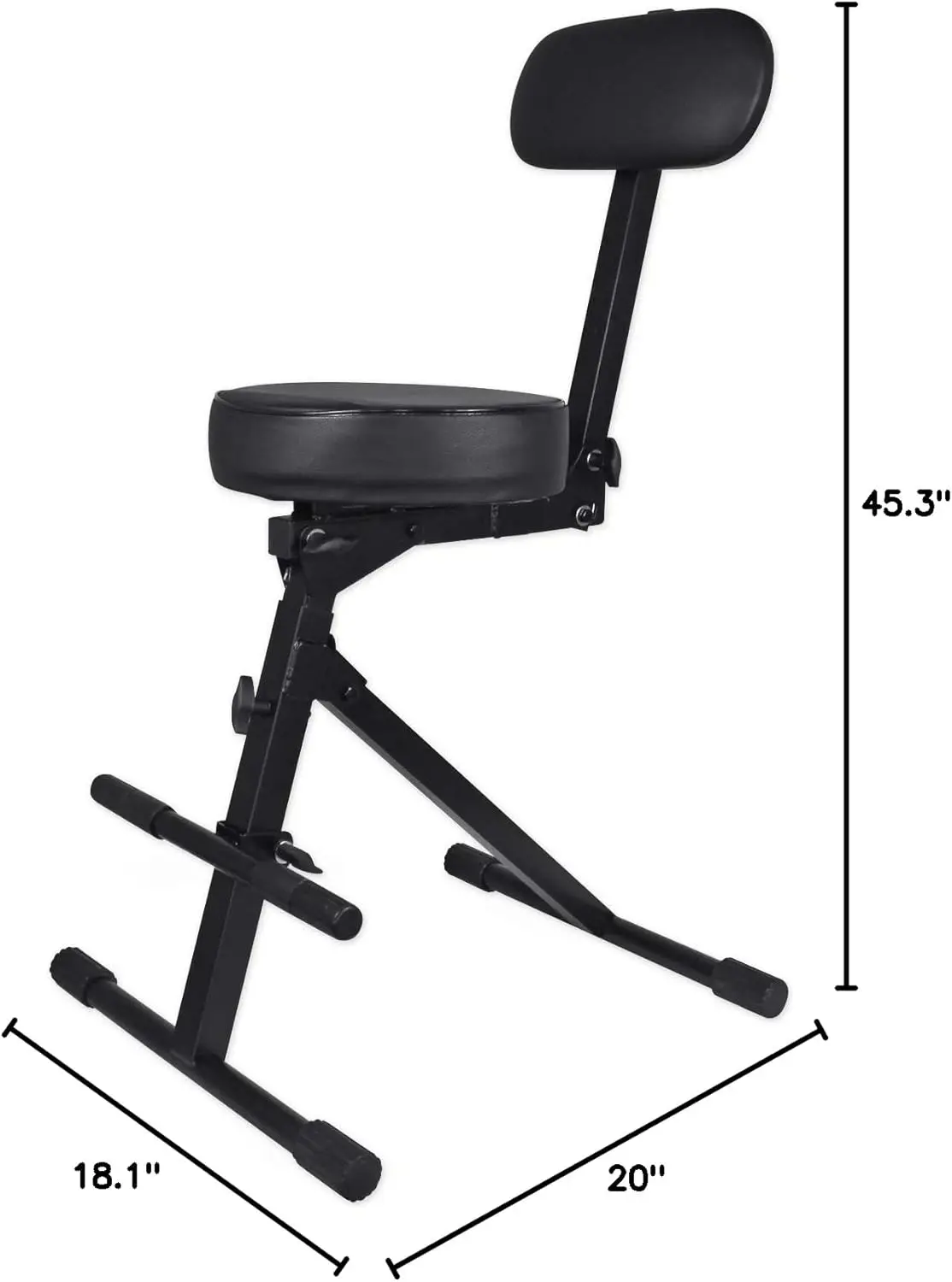 RDS42 Portable DJ/Guitar/Drum/Keyboard Padded Throne/Chair Adjustable