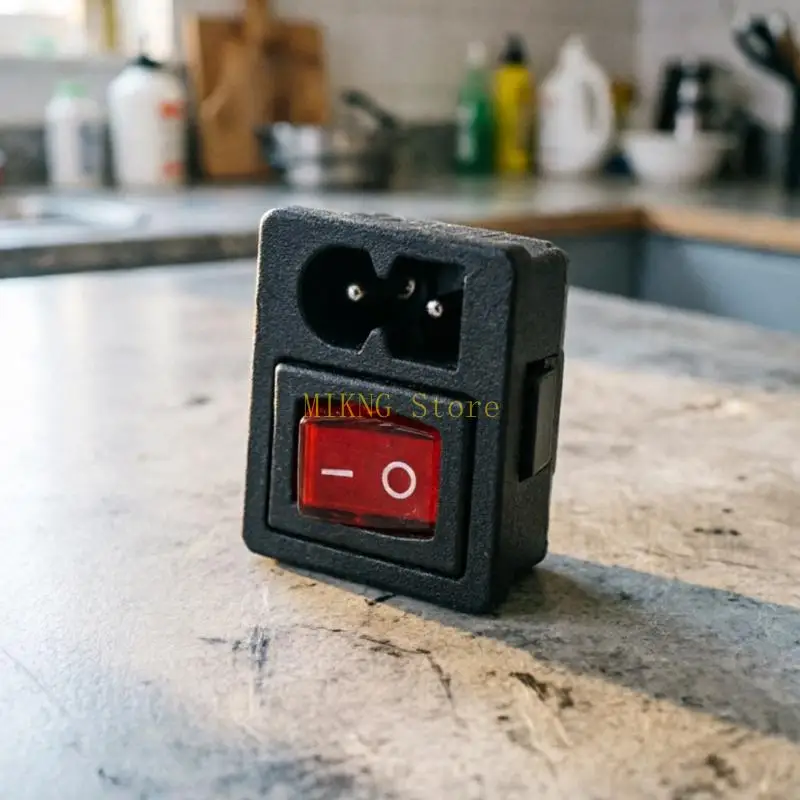 Space Saving 8 Format Power Socket with Integrated Switches Space Saving Best Sale