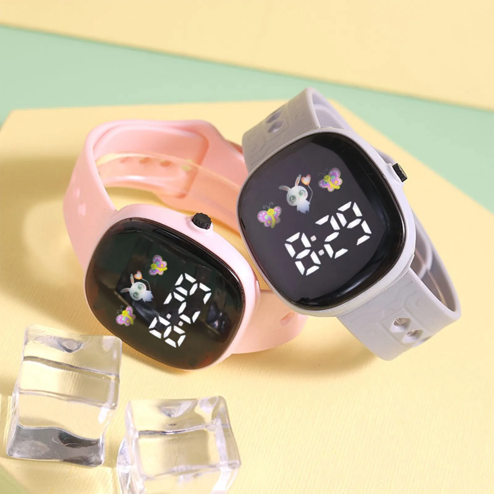 Reloj inteligente táctil para niño y niña, pulsera electrónica Digital Led, deportiva, regalo de cumpleaños, modelo mejorado