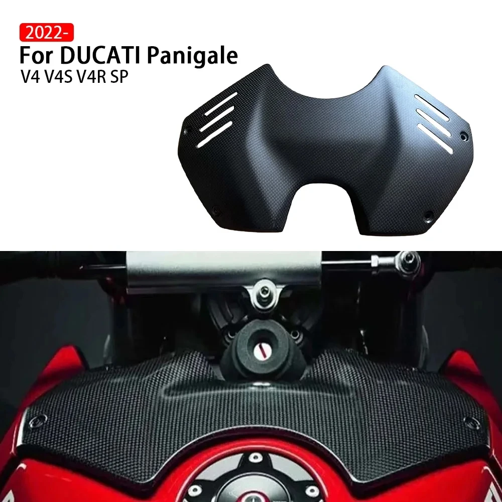 

For DUCATI Panigale V4 V4S V4R SP 2022- Motorcycle 100% Carbon Fiber Battery Cover Front Fairing Fuel Tank Airbox Cover