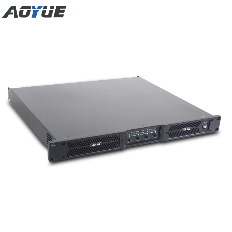 

Class D 600w 1u Power Amplifier Professional 4 Channel Audio Amplifiers Home Amplifier