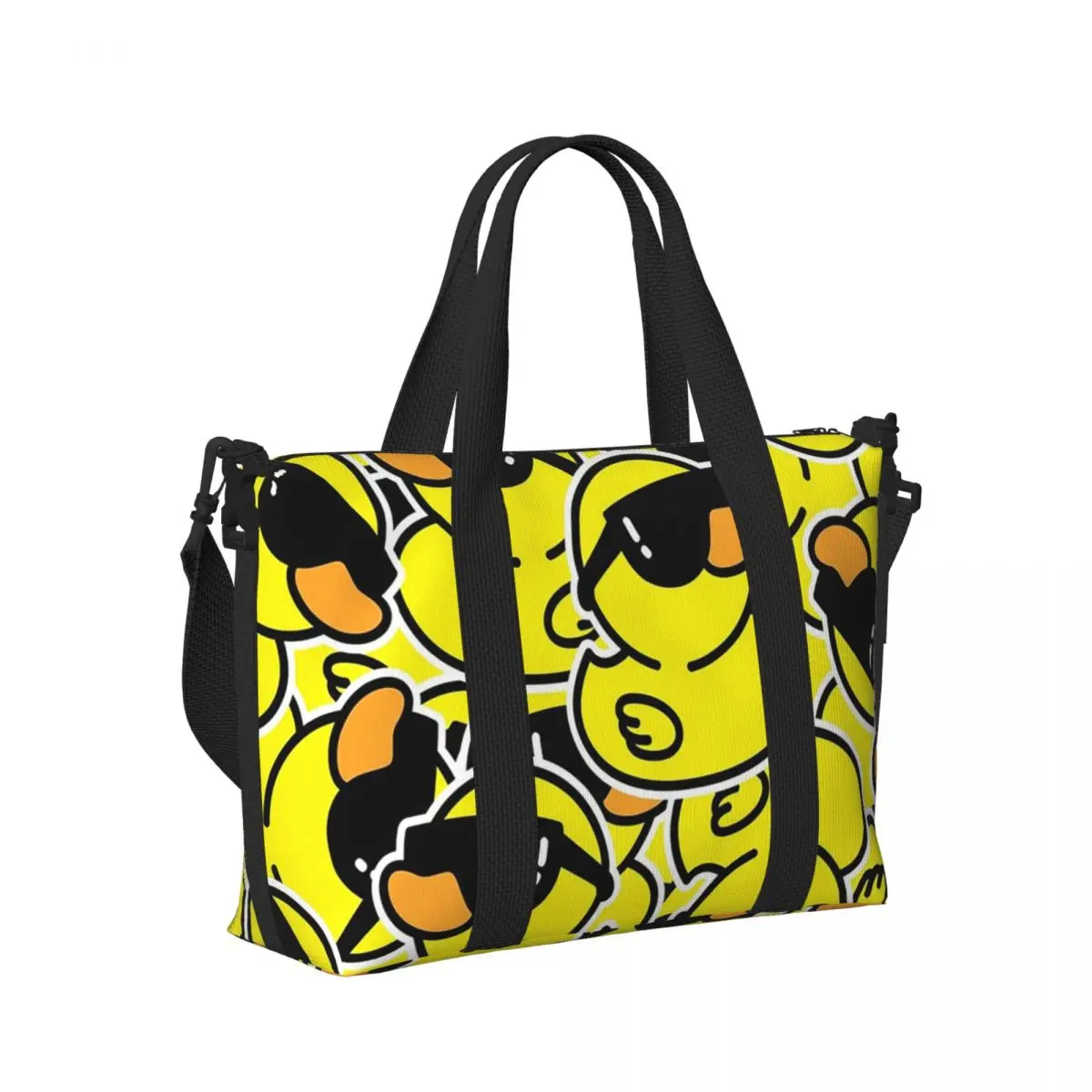 

Желтая классическая резиновая утка, пляжная дорожная сумка, большая вместительная сумка-тоут для спортзала, спортивная женская дорожная сумка для покупок