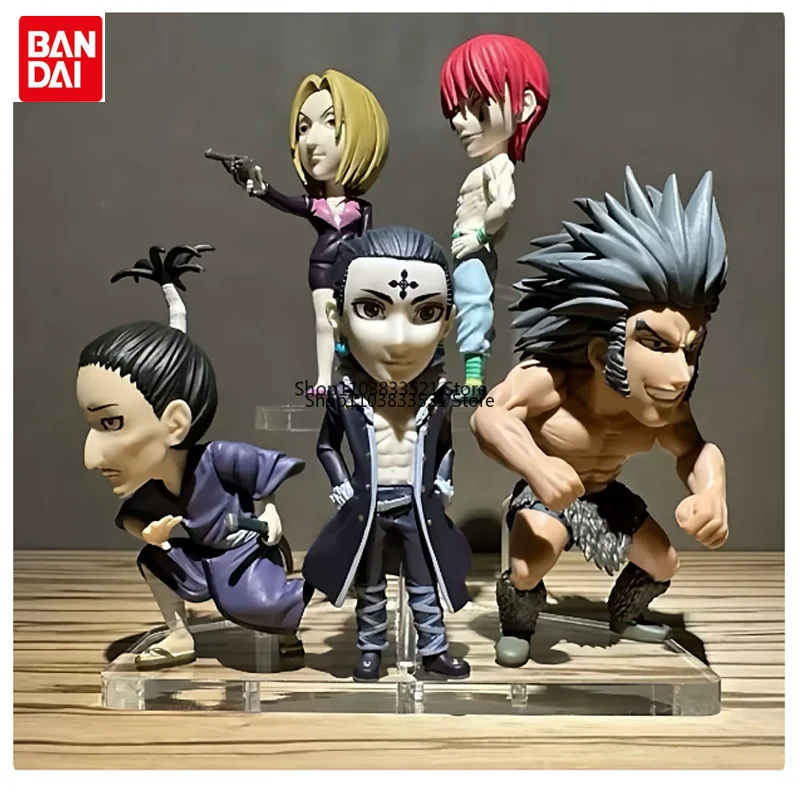 

BANDAI Original WCF Anime HUNTER×HUNTER Hyskoa·Morroh Chrollo Lucilfer Nobunaga Hazama Uvogin Character Action Figure Model