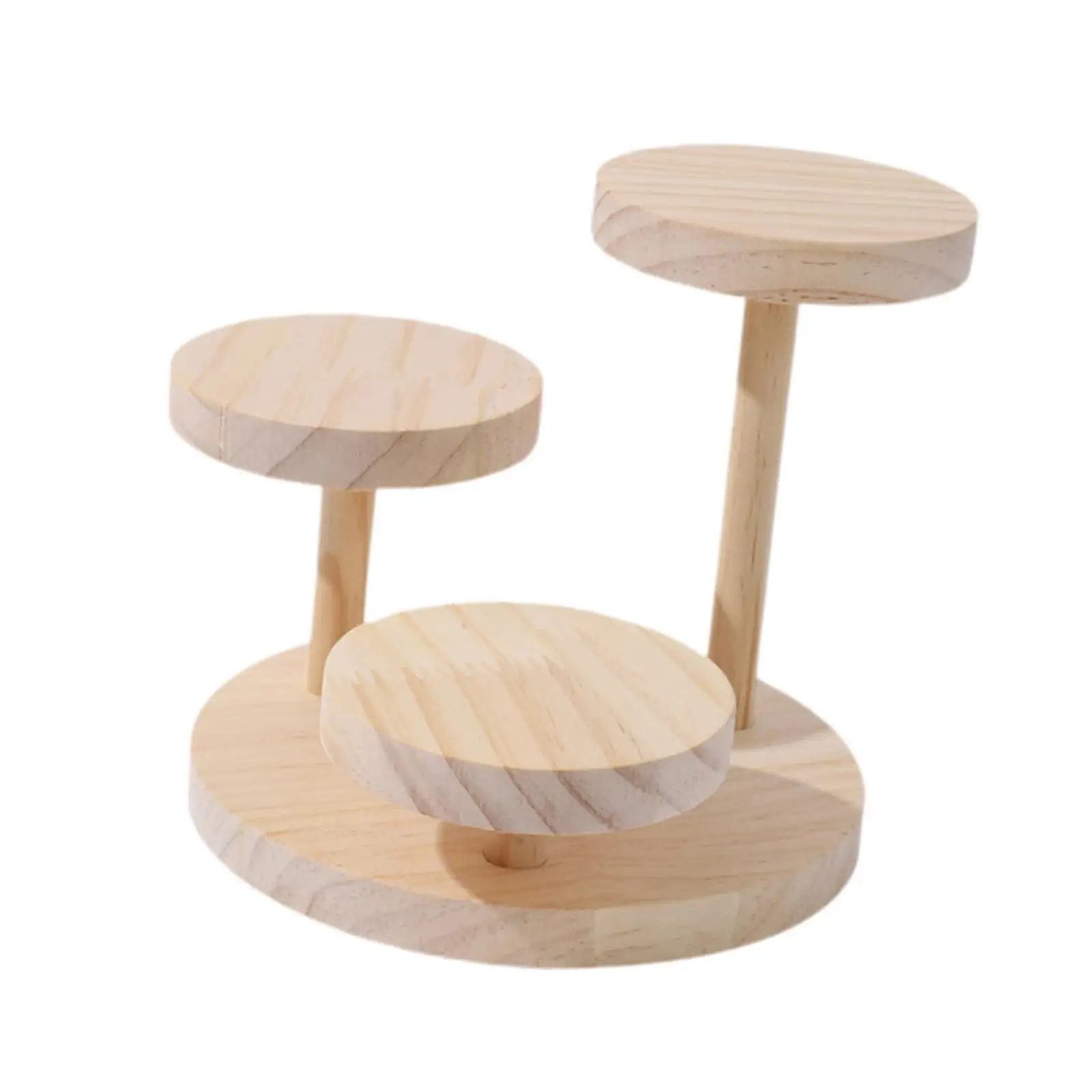 

Подставки для демонстрации ювелирных изделий, реквизит из цельного дерева для часов, фигурки, кексов