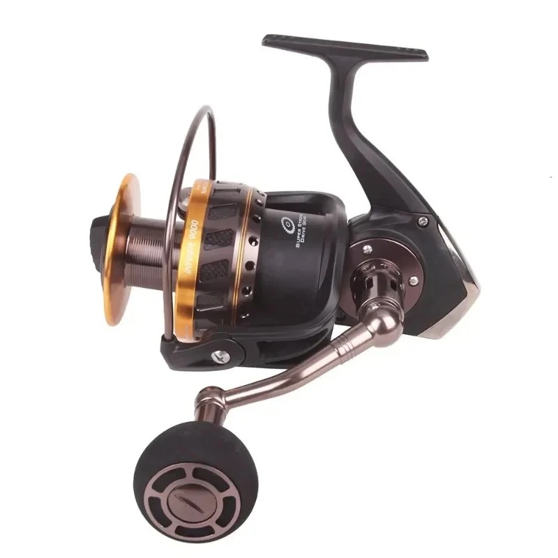Noeby 0kg Drag Power Big Game Full Metal Spinning Reel