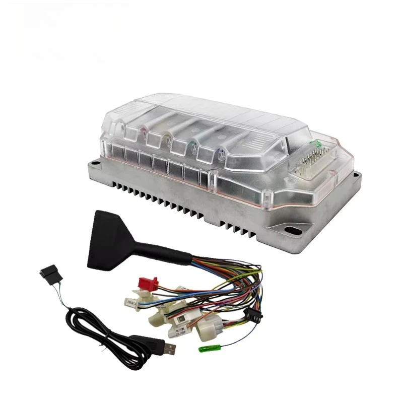 Intelligent 120A/350A Motor Controllers Transparent Version for Electric Motorcycles Debugging and Programming