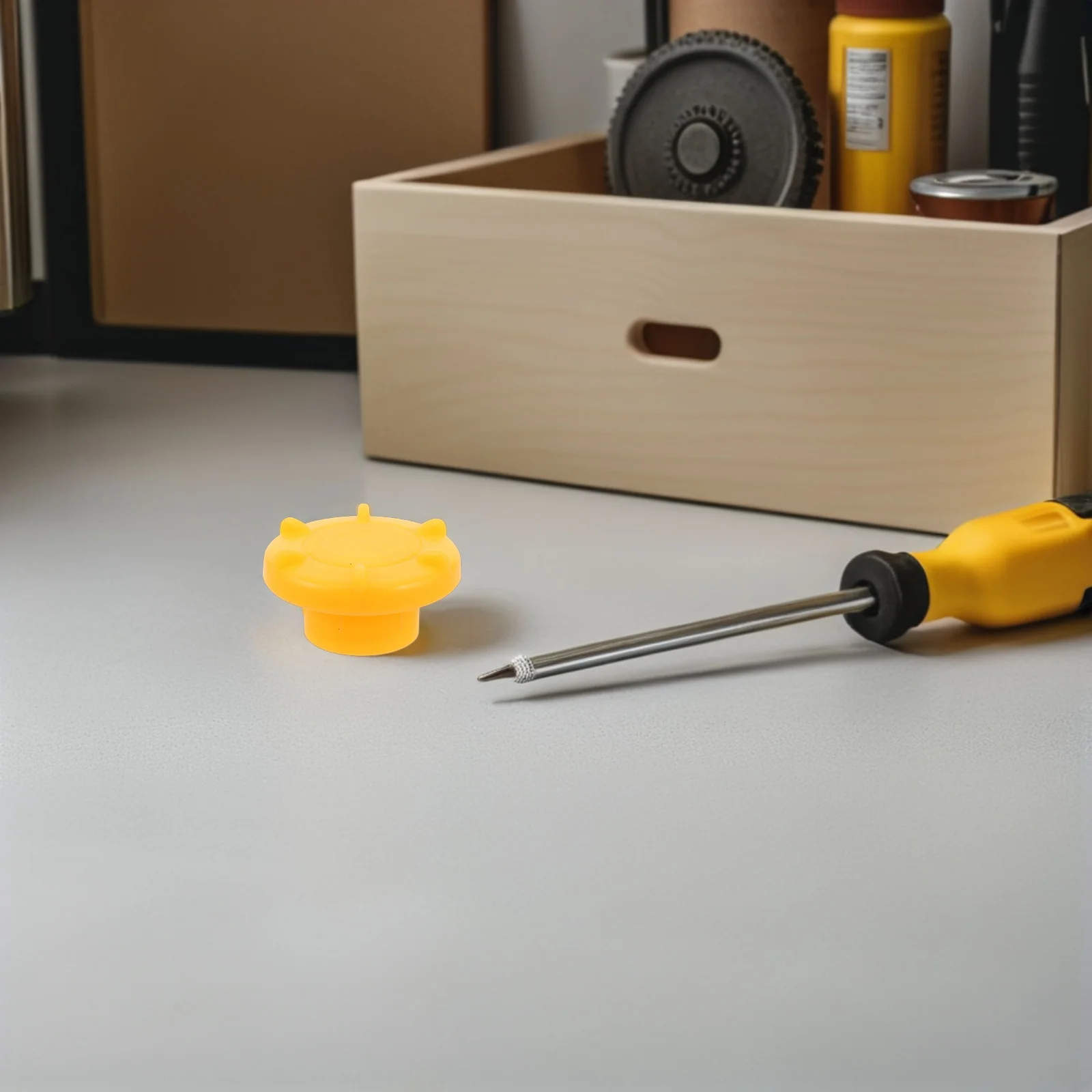 

4Pcs Slide Fastener Covers Bright Design Durable Material for Play Equipment and Slides Yellow Screw Cover Cap