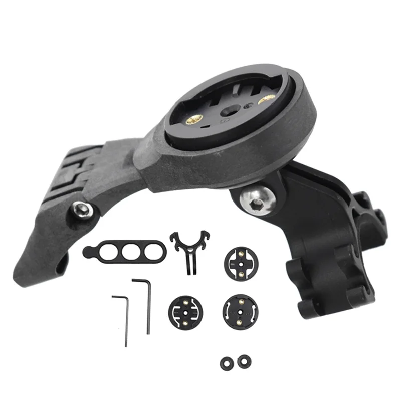Bike Handlebar Stem Computer Mount Support for Garmin Bryton Wahoo Giant with Light Camera Bicycle Mounts Holder F
