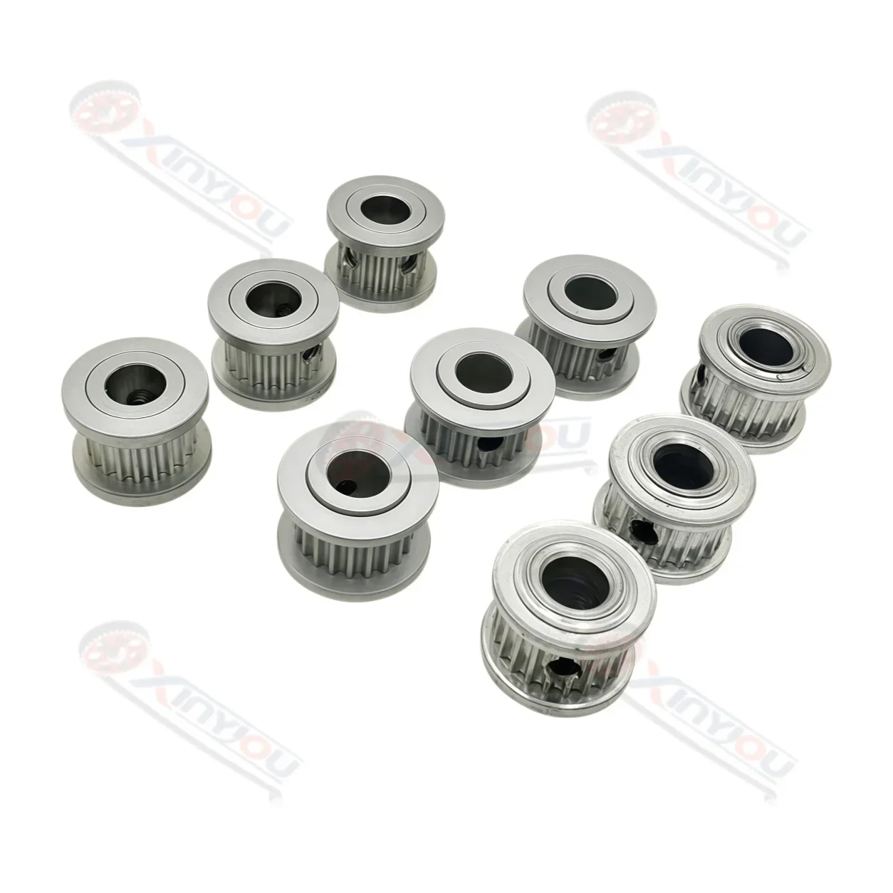 2GT GT2 AF Type 19T 20T 21T Aluminum Timing Pulley Bore 3mm 4mm 5mm 6mm 6.35mm 8mm for 6mm 10mm Belt 3D Printer CNC Pulley Wheel 5